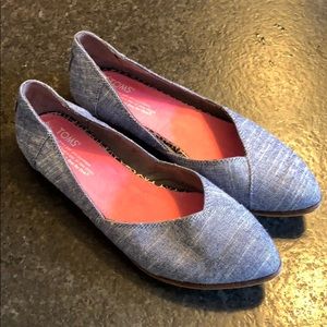 Toms Flats- Chambray Jutti